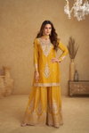 Nirvi By Gulkayra Chinon Embroidery Wholesale Readymade Suits Suppliers In Mumbai
